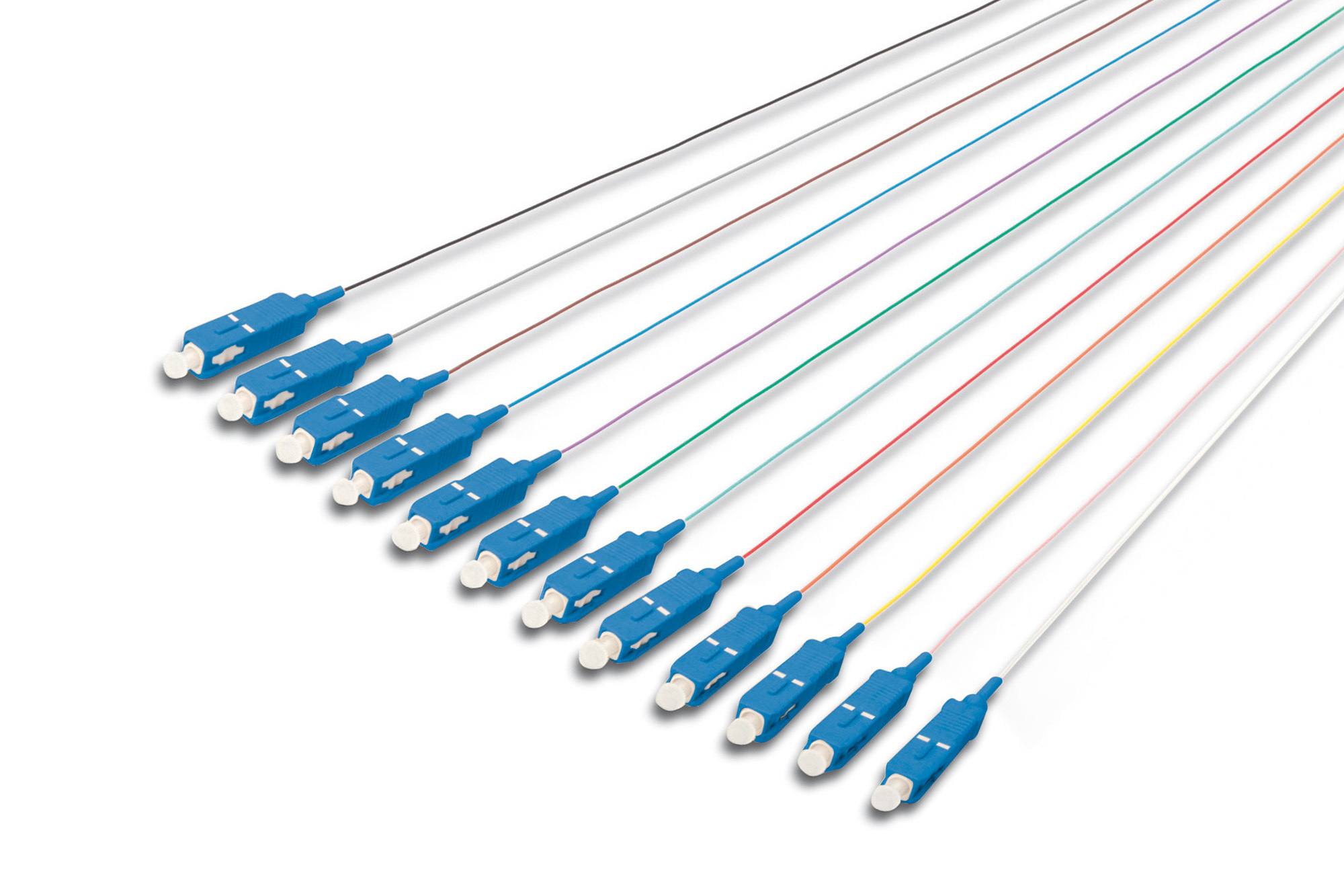 Fiberoptic Kabel, SC-UPC Stecker, mehrfarbig, Patchkabel, Glasfaser-Verbindung