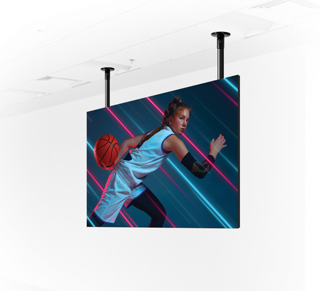 B-TECH SYSTEM X - Ceiling Mount for INFiLED WP Series 4x4 DVLED Videowalls BT93INFWP-C-4X4/SW