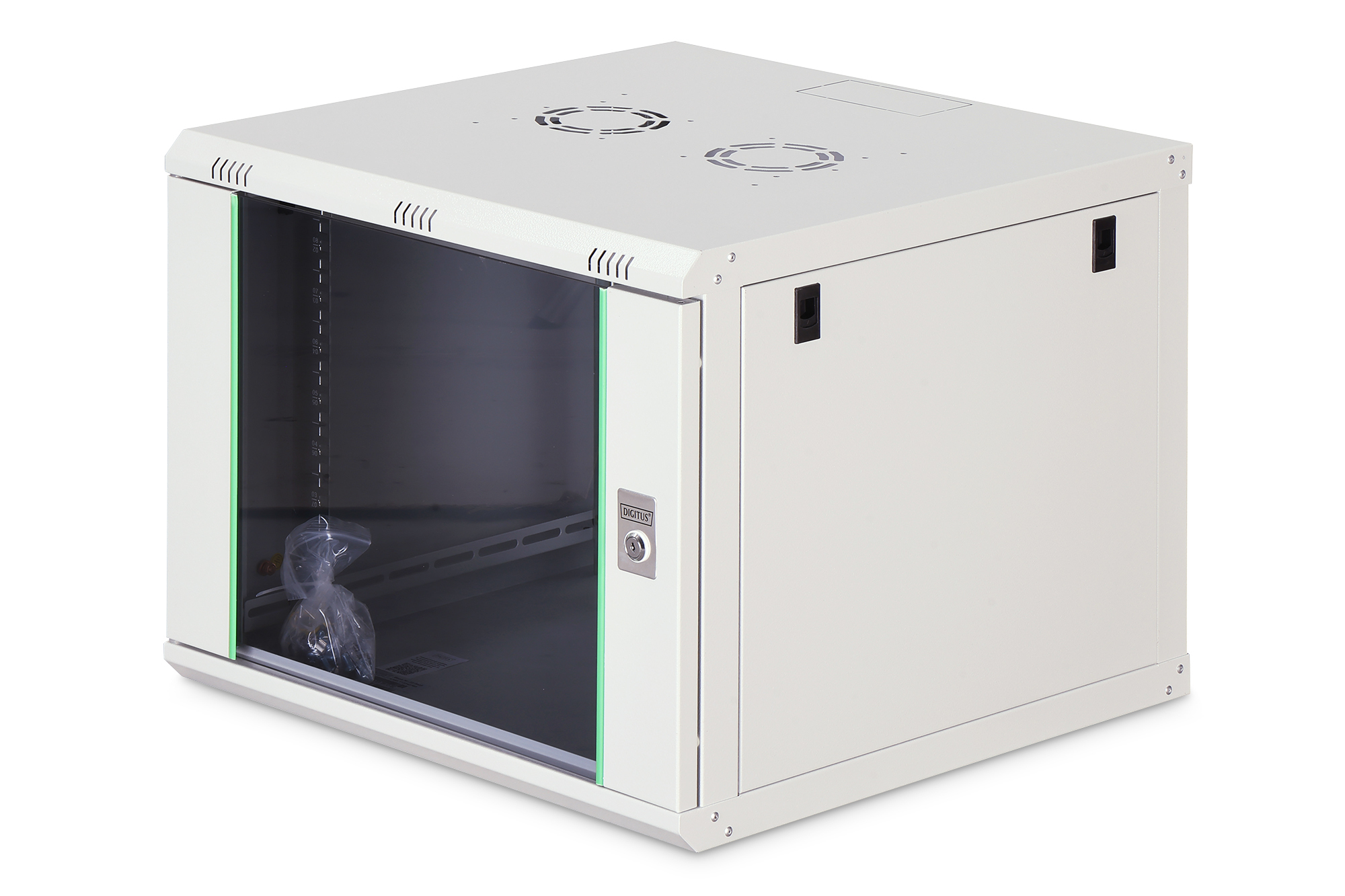 DIGITUS DN-19 09U-6/6-EC Wandgehäuse Dynamic Basic Serie - 600x600 mm (BxT) Kiste, Gerät, Elektrisches Gerät, Mikrowelle, Ofen
