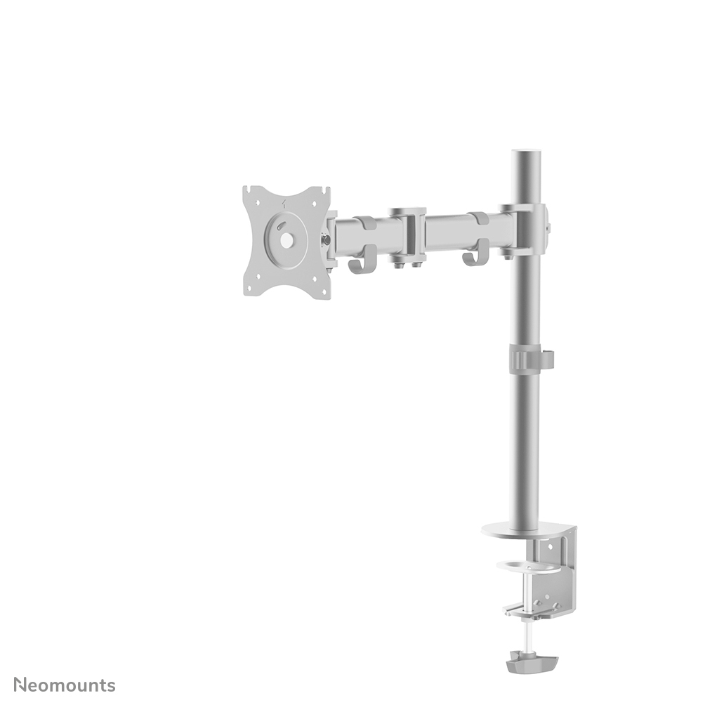 Monitorarm, Schwenkarm, Wandhalterung, verstellbar, Silber