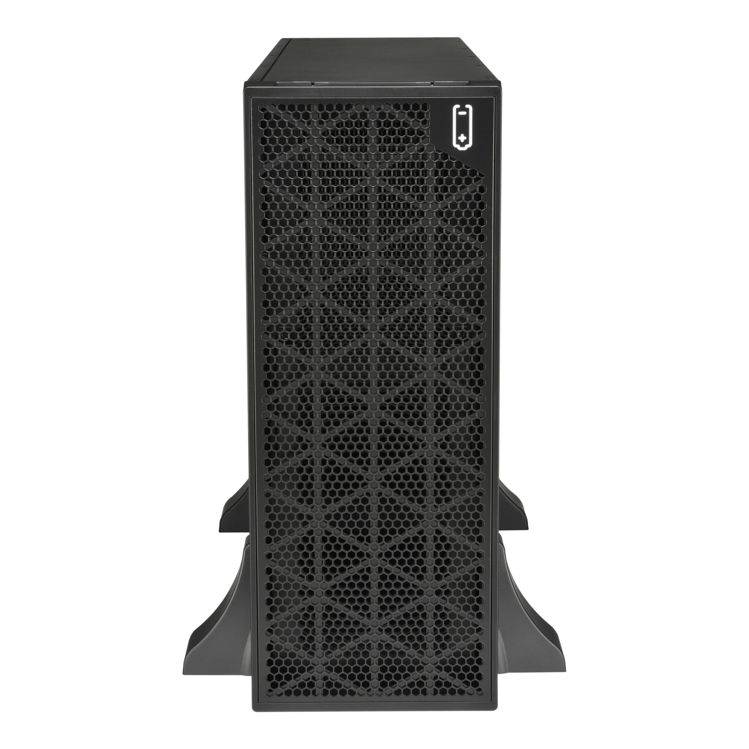 Server, Computer, Turm, Mesh-Front, Schwarz