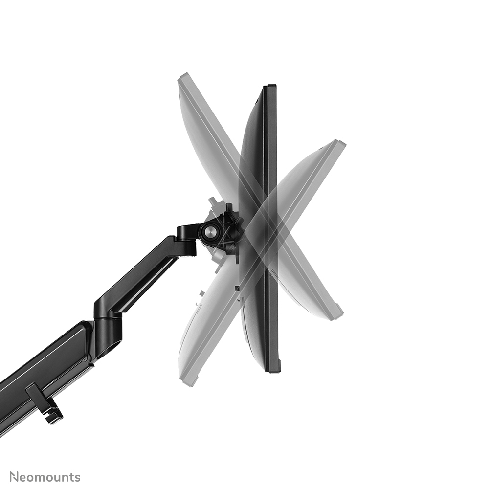 Neomounts Monitor-Tischhalterung - Klemme /Bolzen - 9 kg - 43,2 cm (17 Zoll) - 81,3 cm (32 Zoll) - 100 x 100 mm - Schwarz