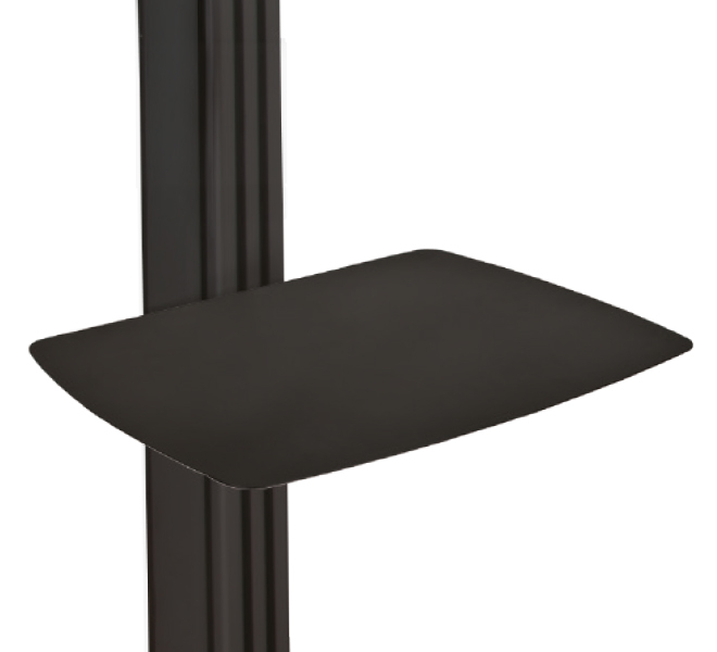B-TECH Retractable Bolt-Down In-Window Digital Signage Floor Stand (VESA 600 x 400) BT8577/B