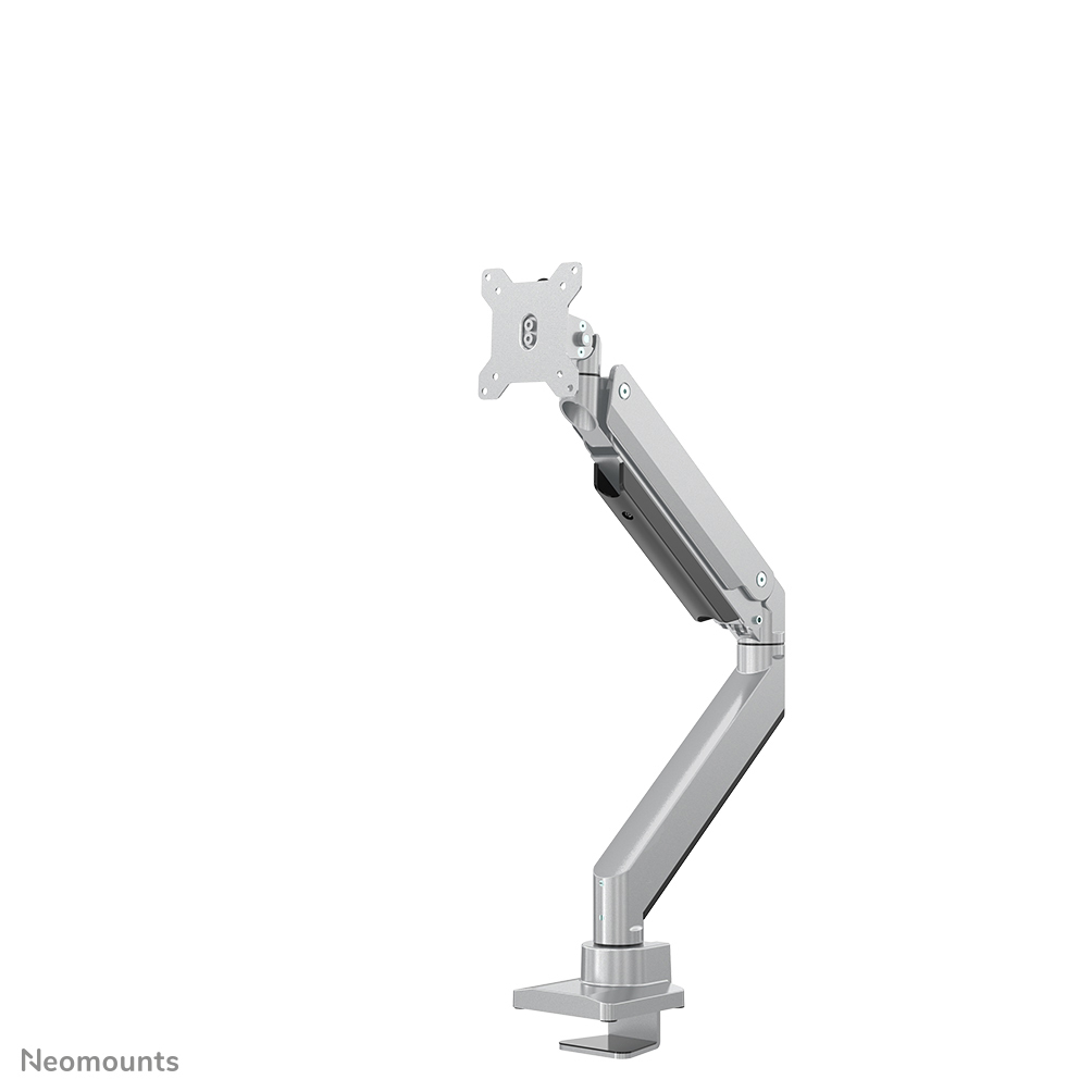 Neomounts NM-D775SILVERPLUS Monitorarm 10-49" - Gasfeder - Topfix - 180°-Stopp Sinken, Waschbeckenhahn