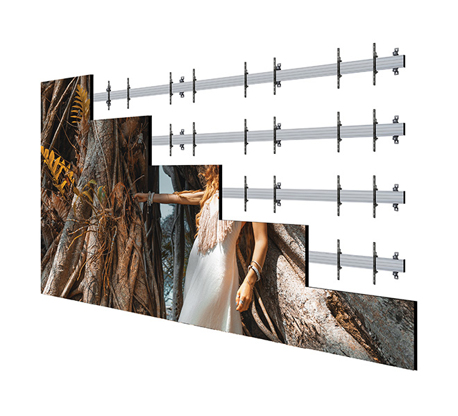 B-TECH SYSTEM X - 271 inch LG LSAC LED Bloc Ultimate Videowall Display BT9340-LG-LSAC-5X5/B B-TECH SYSTEM X - 271 inch LG LSAC LED Bloc Ultimate Videowall Display BT9340-LG-LSAC-5X5/B