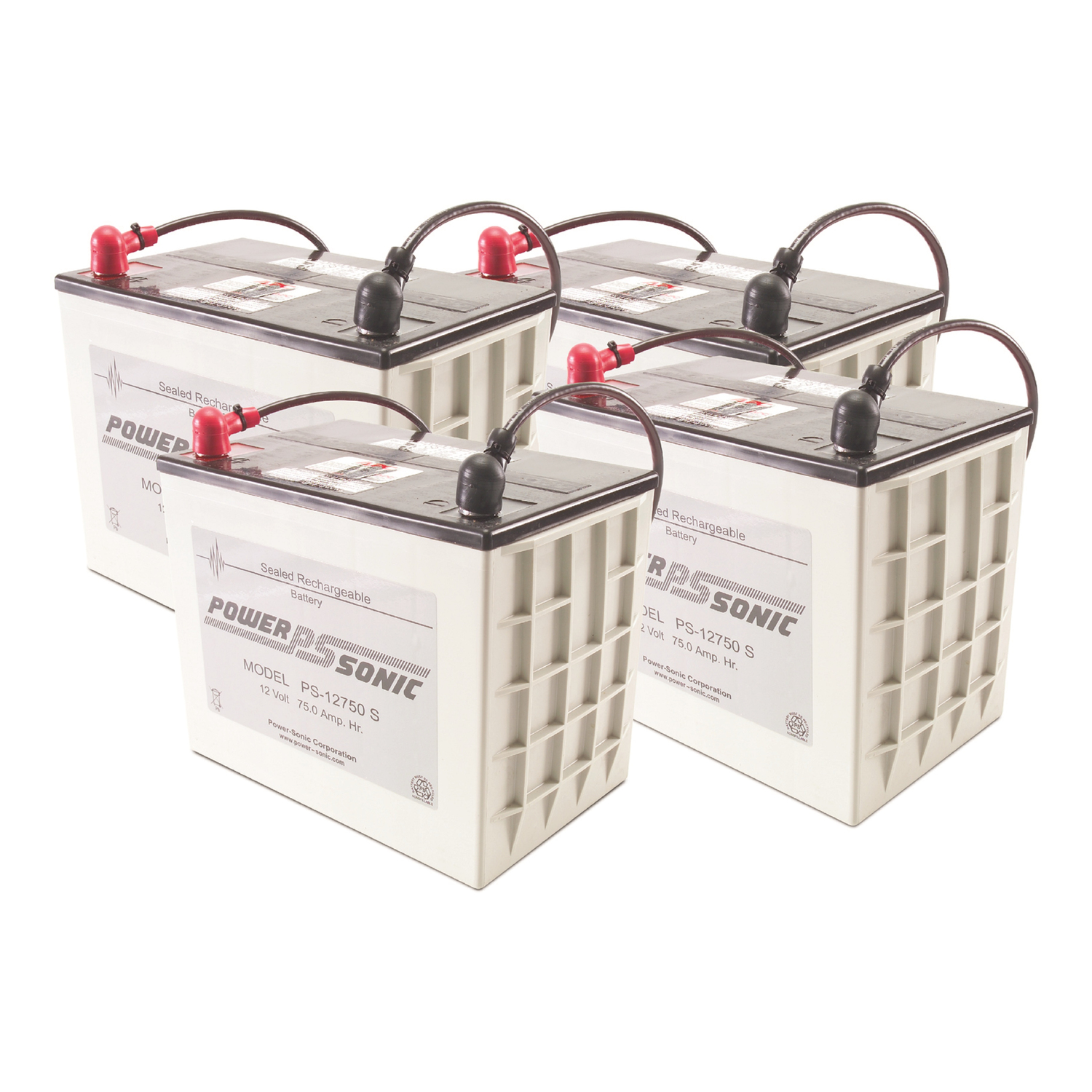 Batterien, 12V, Sealed Rechargeable, Power Sonic, Sammelpackung