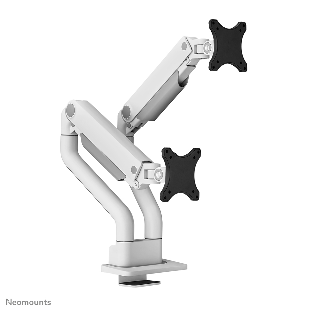 Neomounts Select Desk Mount double display topfix clamp &grommet