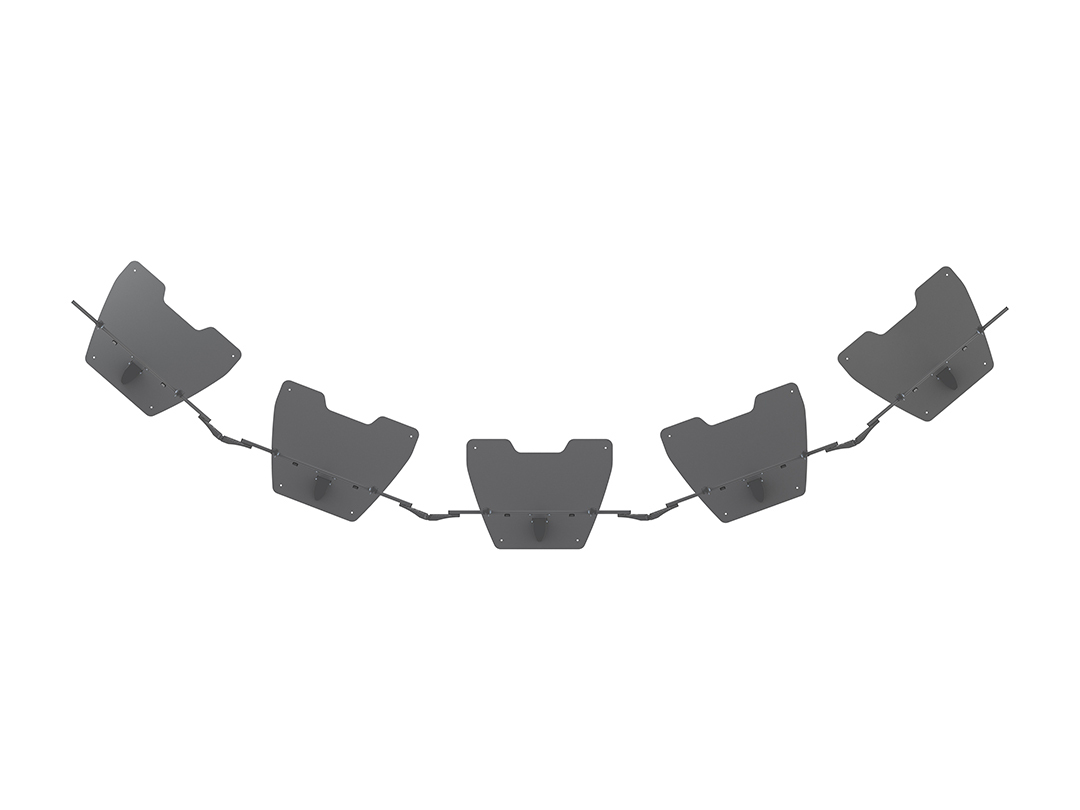 HAGOR Wandhalterung BL Tilt 400 schwarz  neigbar HAGOR Wandhalterung BL Tilt 400 schwarz  neigbar