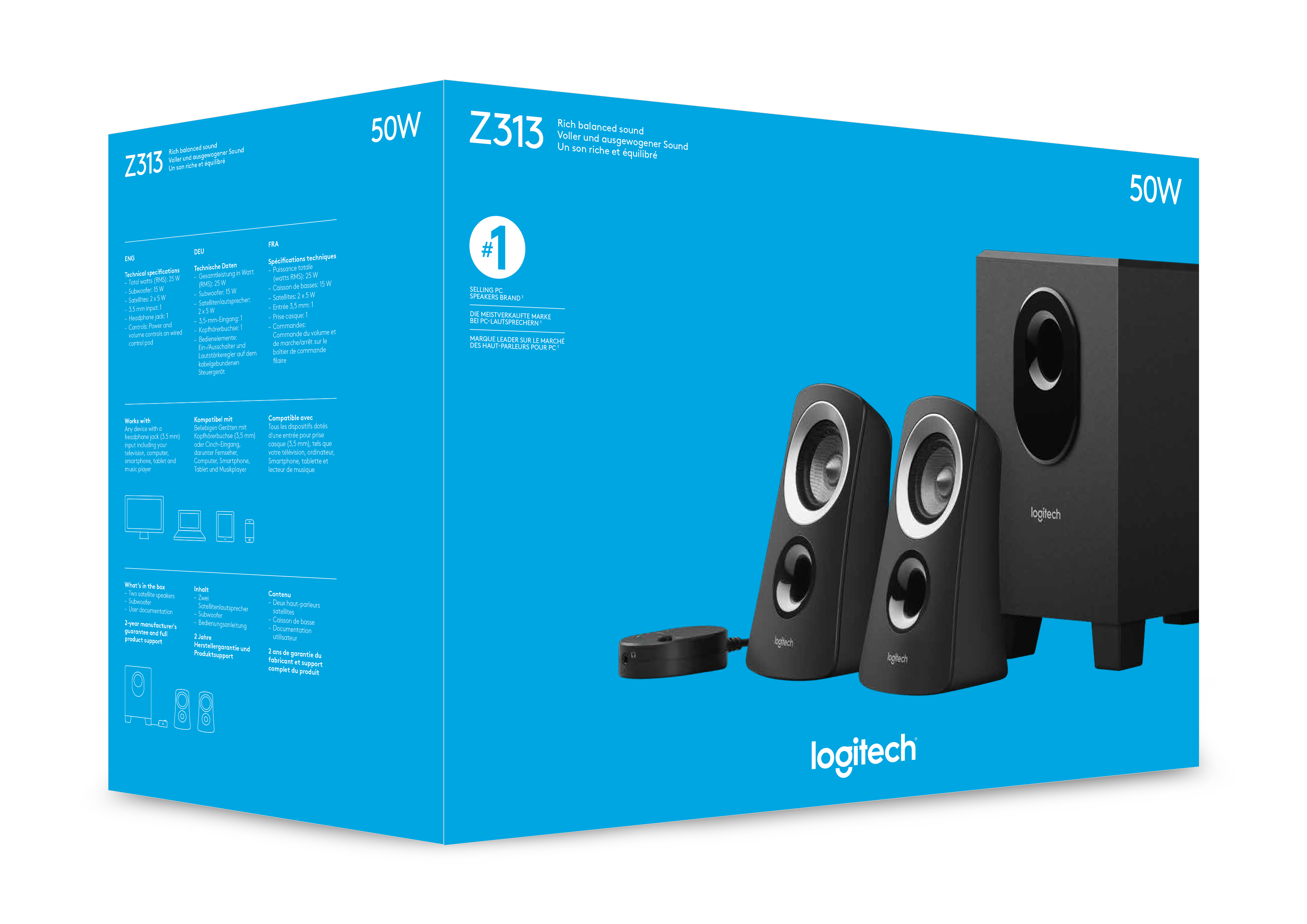 Logitech Lautsprecher Z313