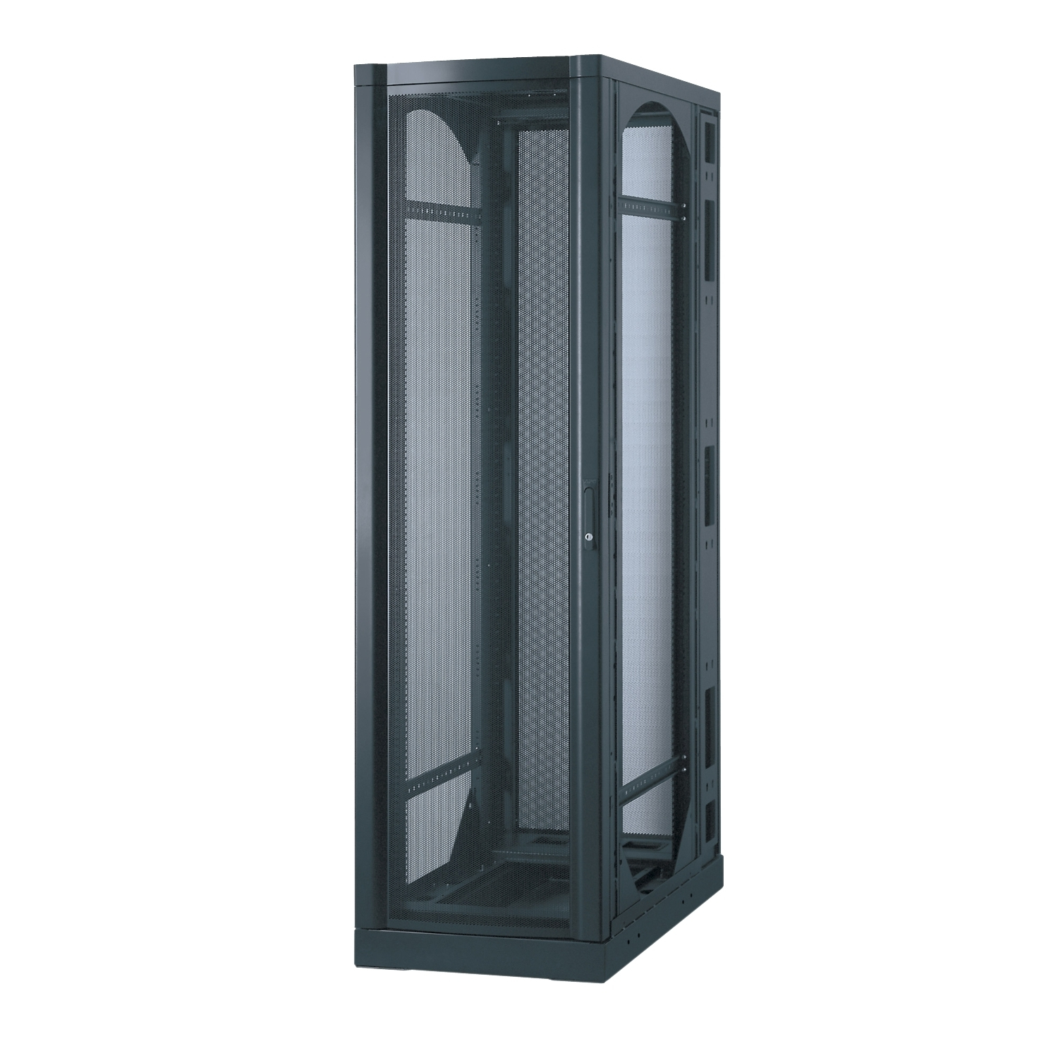 Serverrack, Mesh-Panels, Glasdür, Hochschrank, Industrieschrank