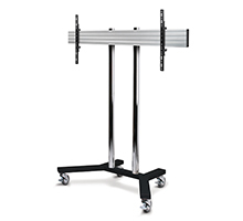 B-TECH SystemX Rollständer (VESA 1400 x 400) - 1.5m Ø60mm Poles Krippe, Mobiliar, Bett für Säuglinge
