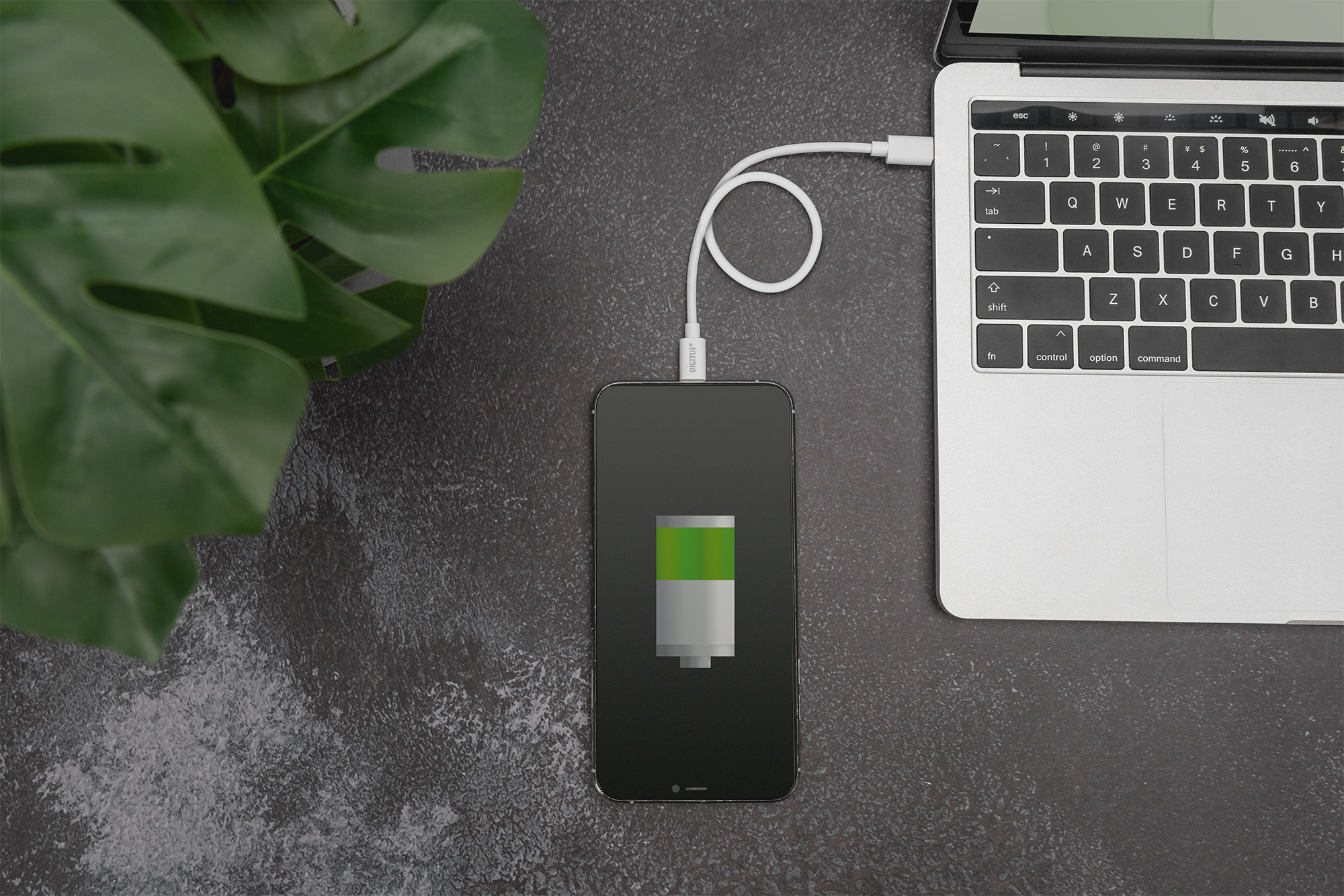 Akku, Smartphone, tiefschwarz, USB-C, Ladegerät