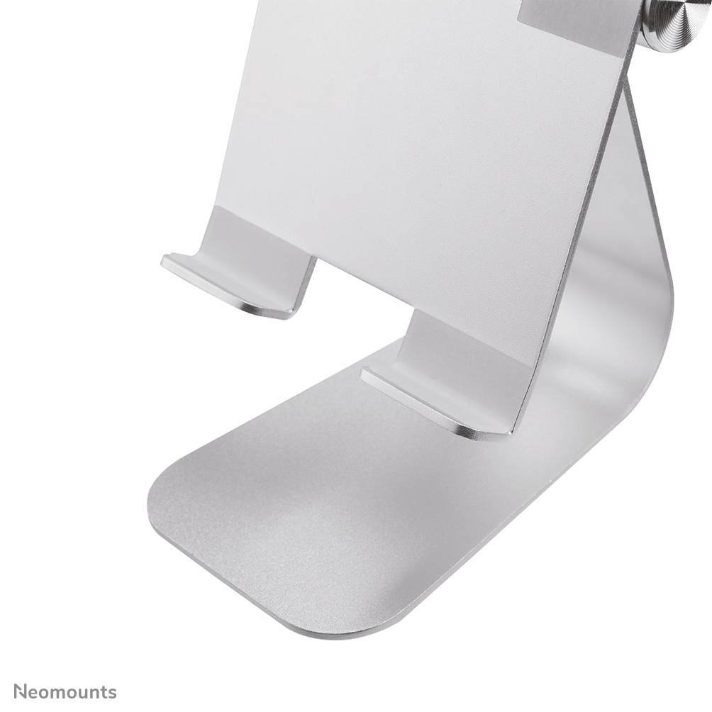Neomounts Tablet-Ständer - Tablet/UMPC - Passive Halterung - Tisch/Bank - Silber