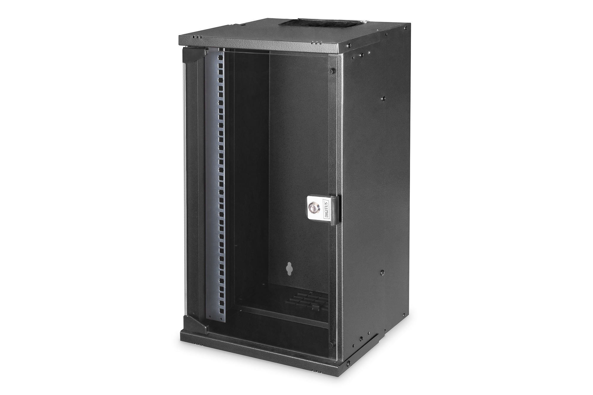 Serverrack, Netzwerkgehäuse, Gehäuse, Stahl, Vordertürschloss