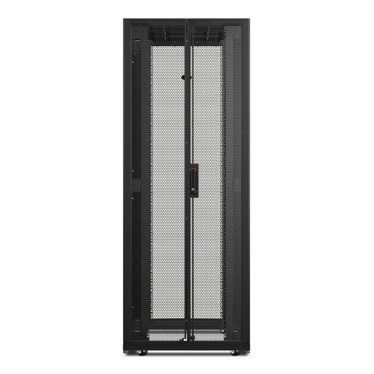 Serverrack, Meshdoor, Glasdoor, Kühlungsschrank, Räder