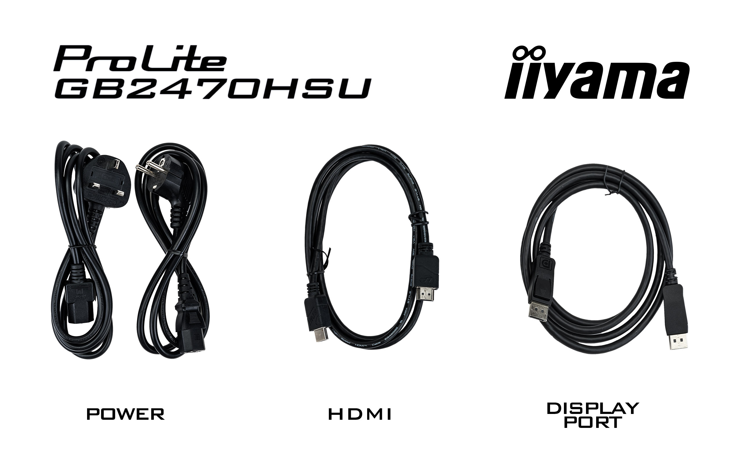 IIYAMA Monitor GB2470HSU-W6 Adapter, Elektronik