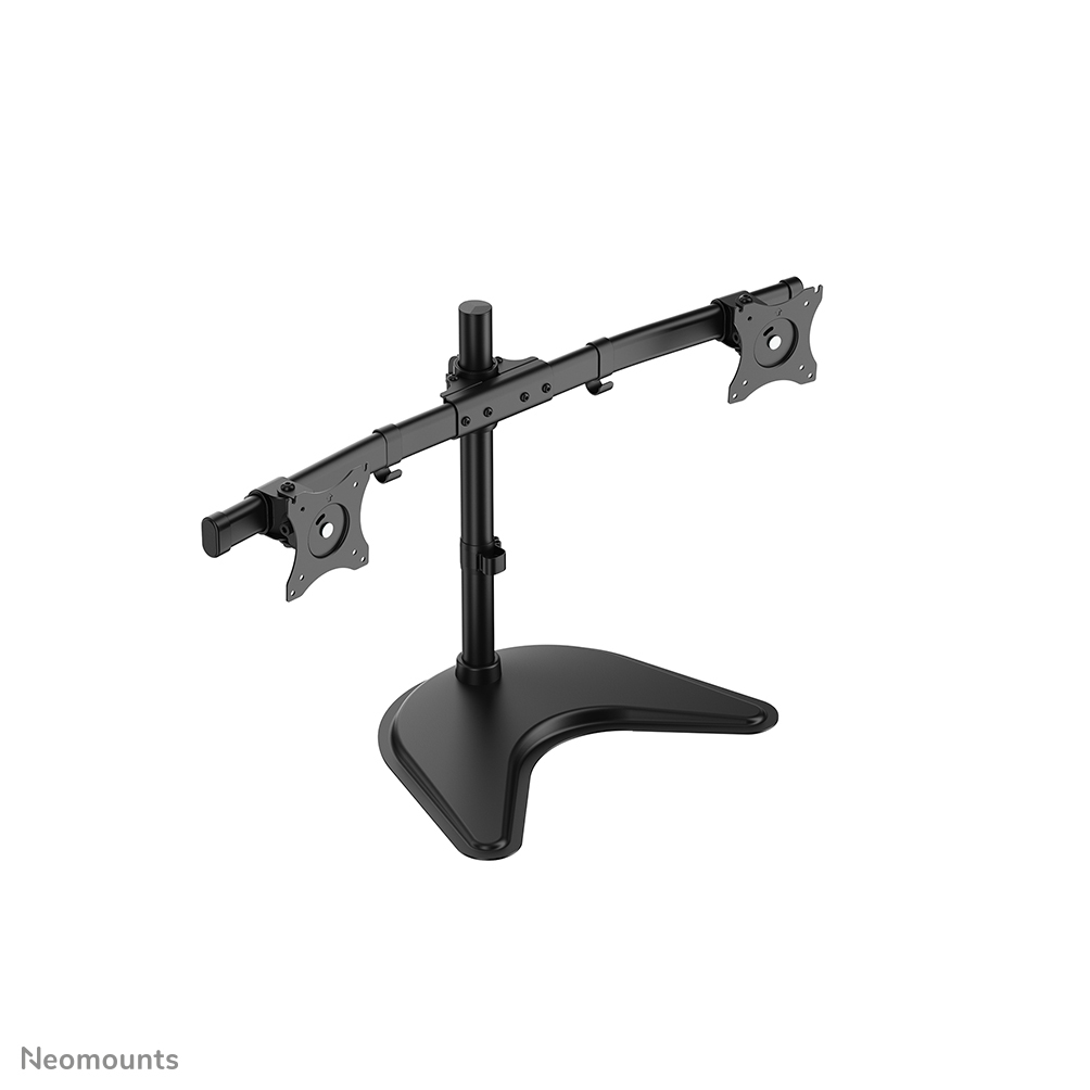 Monitorarm, Doppelmonitor-Halter, verstellbar, schwarz, Tischständer