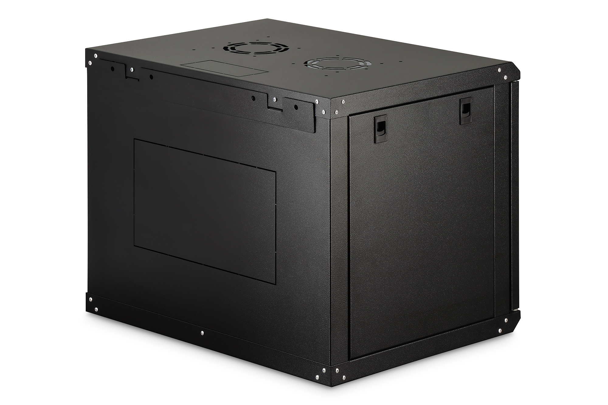 DIGITUS DN-19 09-U-EC-SW Netzwerkschrank 9HE Wandgehäuse 505x600x450 mm, Farbe Schwarz Kiste, Postfach, Elektronik, Computer-Ausrüstung, Computerausrüstung