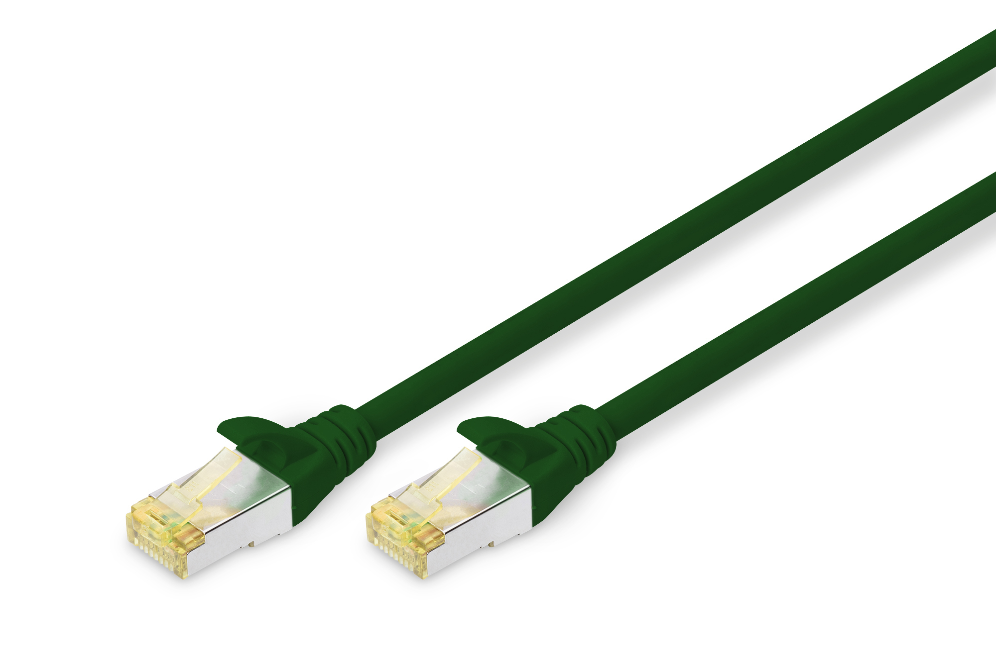 DIGITUS Patchkabel CAT 6A S-FTP, Länge 15 m, Farbe Grün