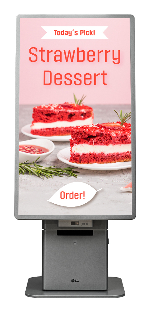 Erdbeere, Nachtisch, Kuchen, rosa Hintergrund, Anzeige