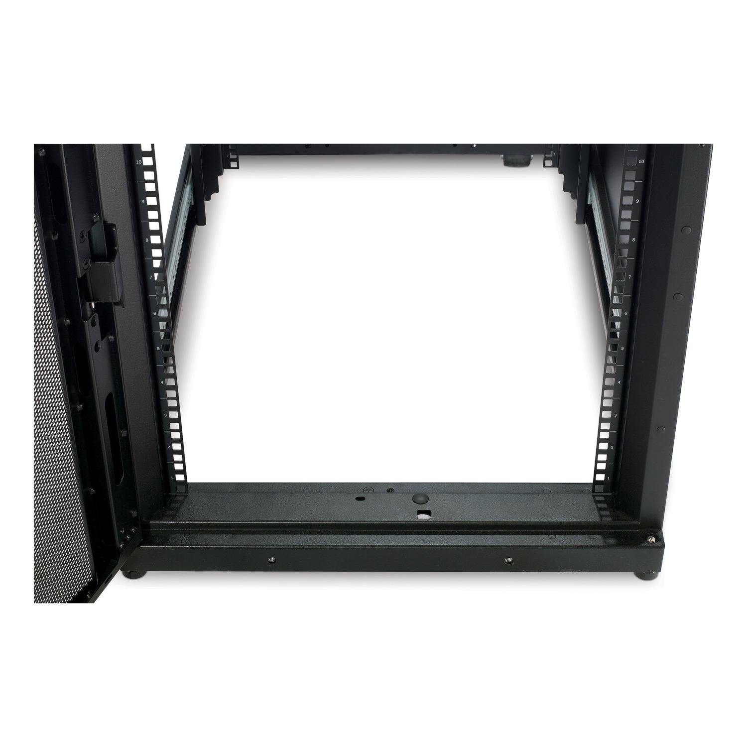Serverrack, Rackmontage, Metallrahmen, Fliese, offeneFront