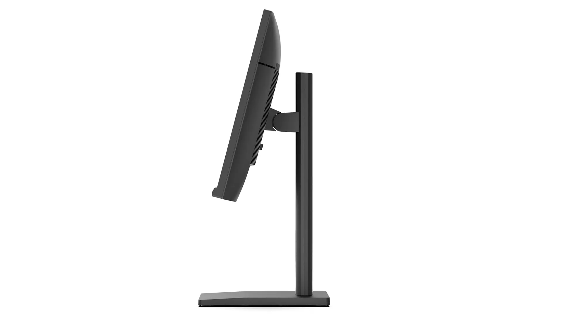 monitor, offener ständer, LED-monitor, Seitenansicht, schwarz