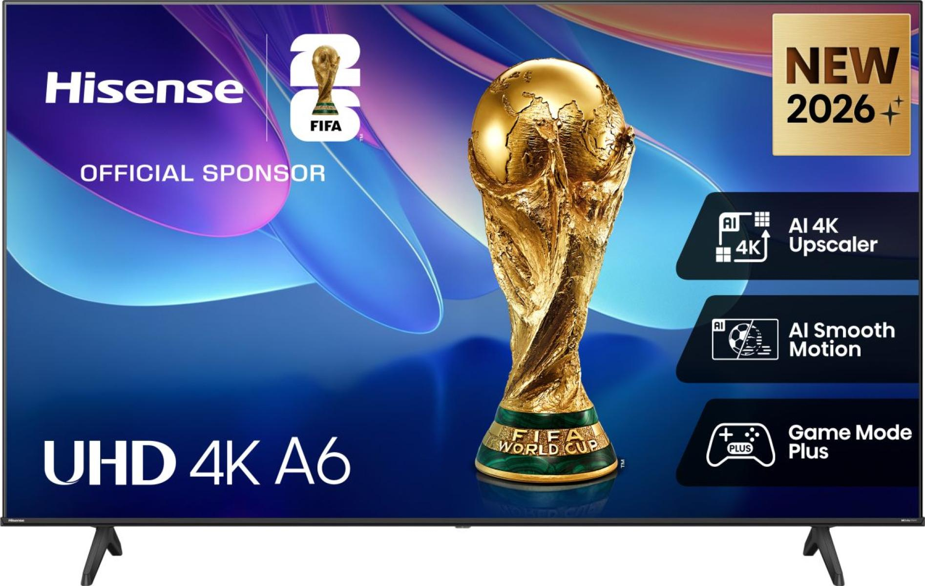 Fernseher, UHD, 4K, A6, AI Upscaler