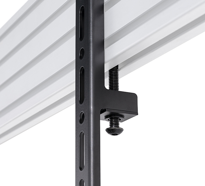 B-TECH SYSTEM X - VESA 600 Flat Screen Interface Arms for BT8390 (Pair) BT8390-VESA600F/B