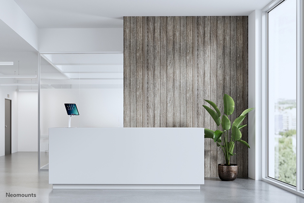 Neomounts Tischhalterung für Tablets - Tablet/UMPC - Passive Halterung - Tisch/Bank - Indoor - Weiß
