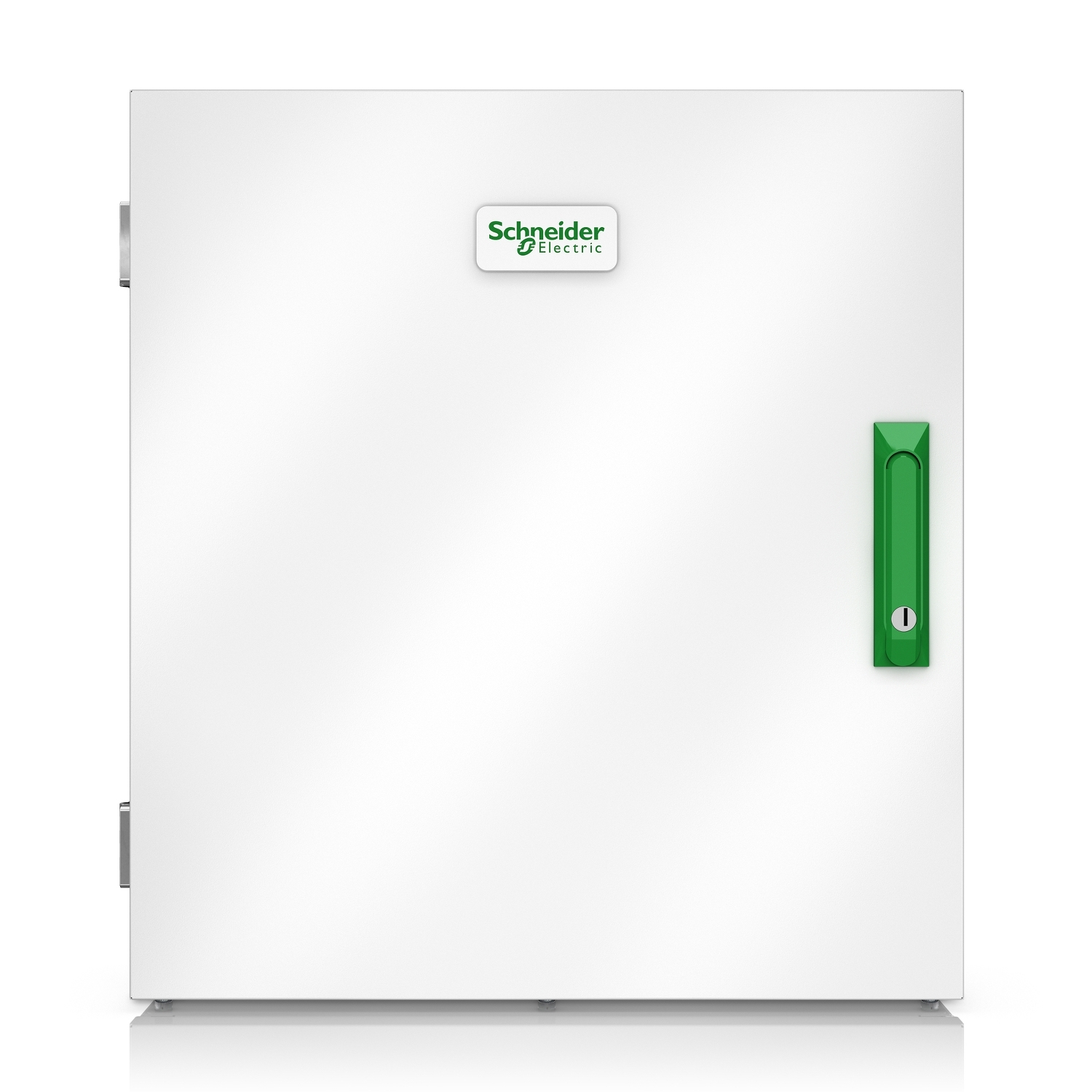 Schneider Electric, weiß, Griff grün, Metallkonstruktion, Schutzschrank