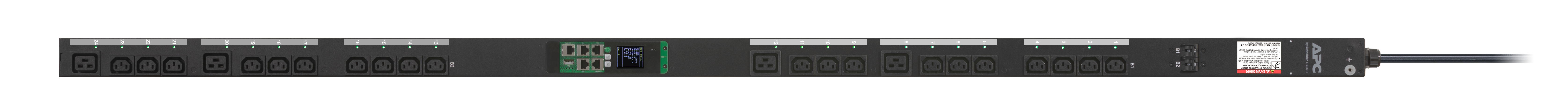 APC EPDU1132SMBO - EasyPDU, Metered-by-Outlet mit Switching, ZeroU, 32A, 230V, (20) C13 & (4) C19