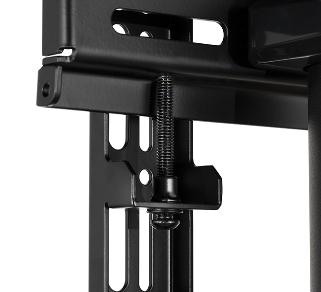 B-TECH Large Flat Screen Trolley / Floor Stand (VESA 600 x 400) - 1.6m Ø50mm Poles BT8504/BB V2