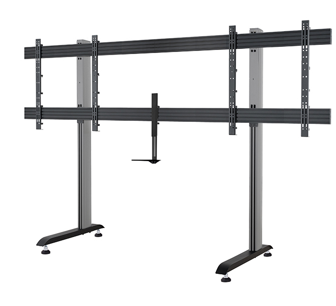 B-TECH SYSTEM X - XXL Twin Screen VC Stand (VESA 1000 x 800) BT8528/BS B-TECH SYSTEM X - XXL Twin Screen VC Stand (VESA 1000 x 800) BT8528/BS