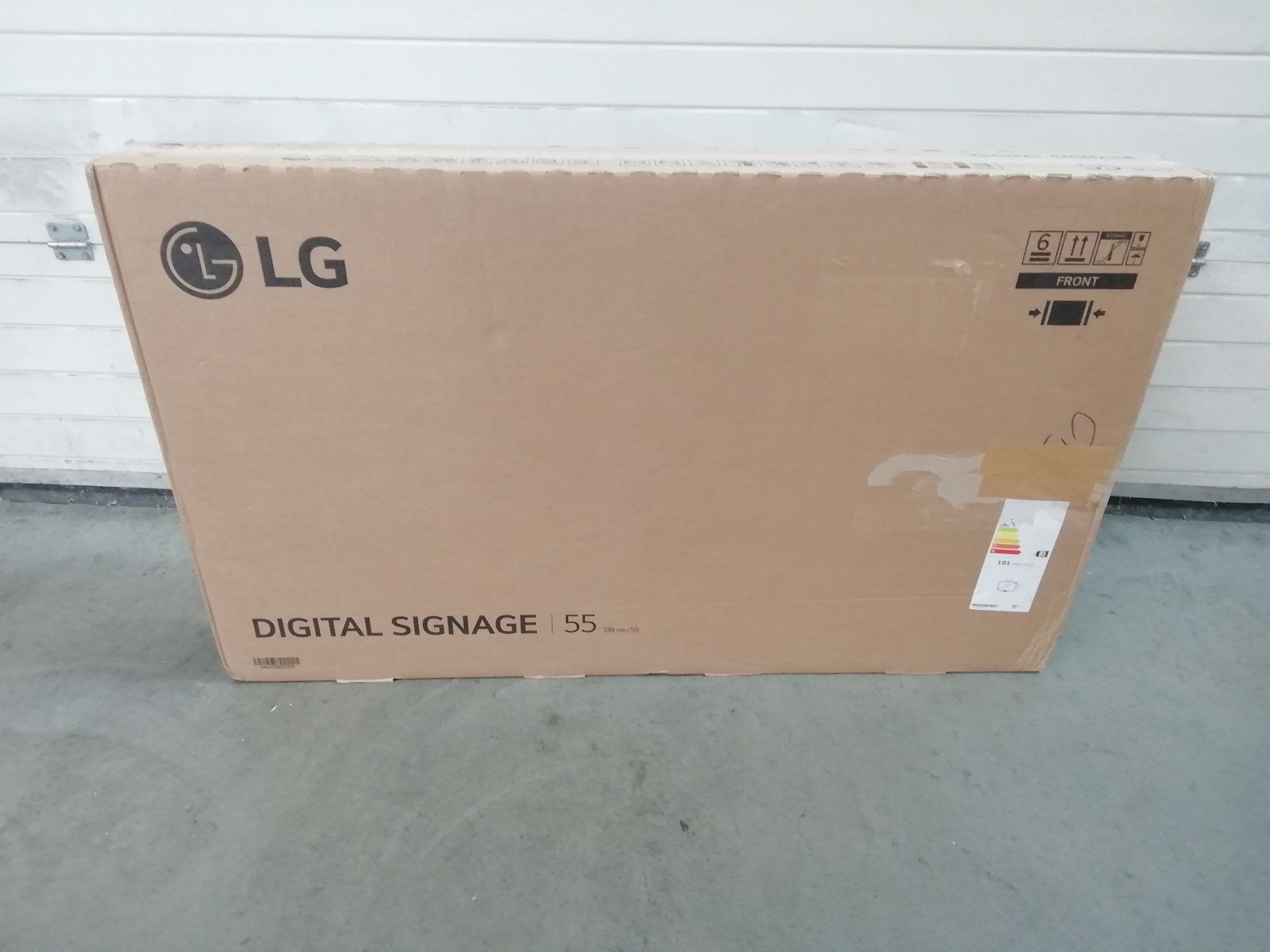 LG, Digitale Beschilderung, 55 Zoll, Verpackung, Fernsehpaket