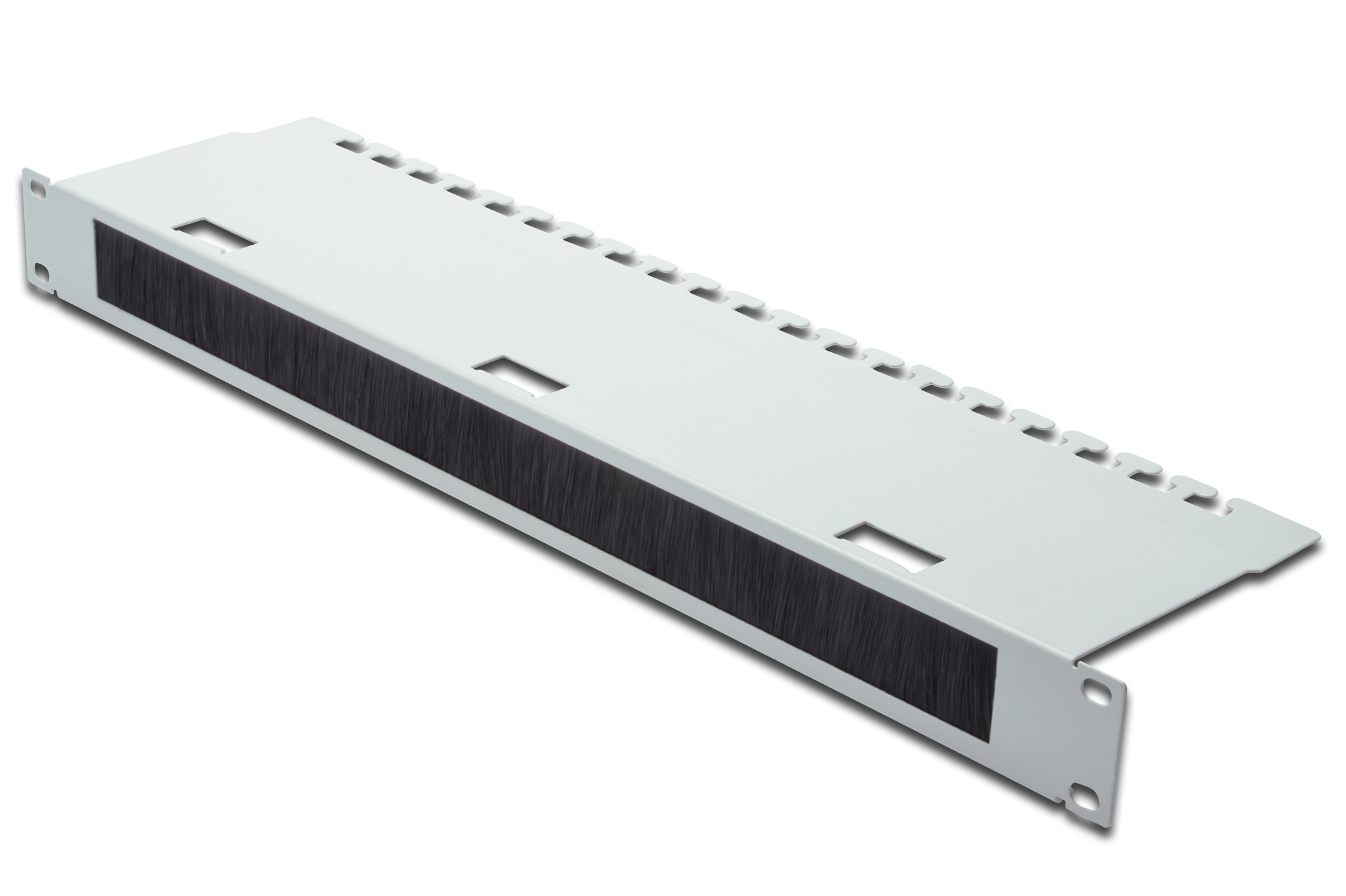 DIGITUS DN-19 ORG-3U Kabeldurchführungspanel mit Bürstenleiste für 483 mm (19")-Schränke, 1HE DIGITUS DN-19 ORG-3U Kabeldurchführungspanel mit Bürstenleiste für 483 mm (19")-Schränke, 1HE