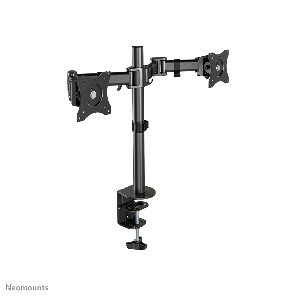 Neomounts Select Flachbild Tischhalterung - Klemme /Bolzen - 8 kg - 25,4 cm (10") - 68,6 cm (27") - 100 x 100 mm - Schwarz