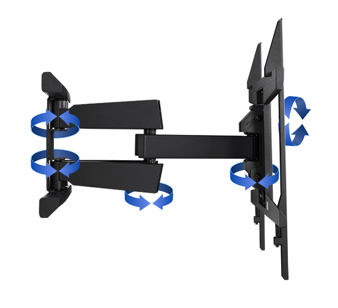 B-TECH Wandhalter Schwerlast neigbar, schwenkbar mit Doppelauslegerarm (VESA 800x600) BT8228/B B-TECH Wandhalter Schwerlast neigbar, schwenkbar mit Doppelauslegerarm (VESA 800x600) BT8228/B