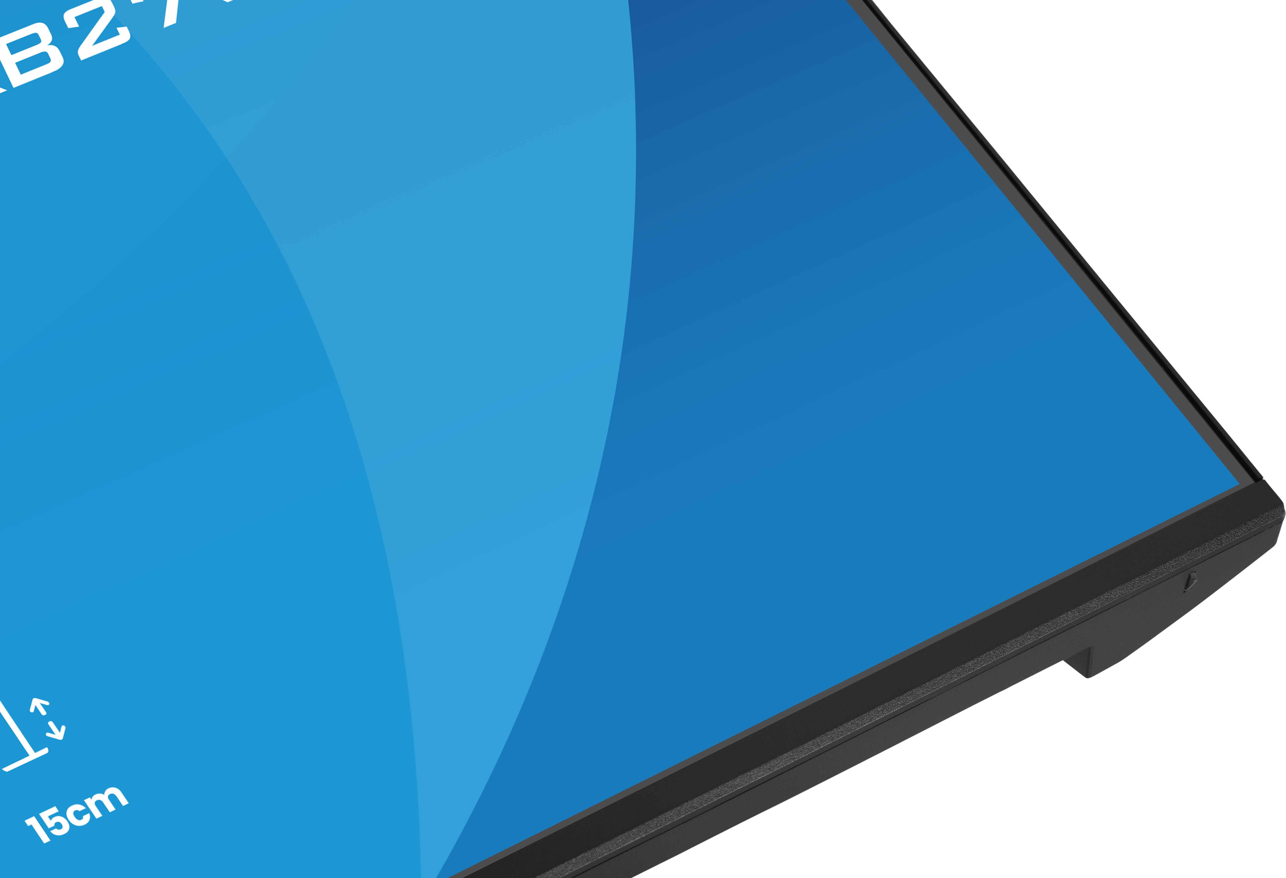 15cm, Monitor, Bildschirm, Blau, Kante