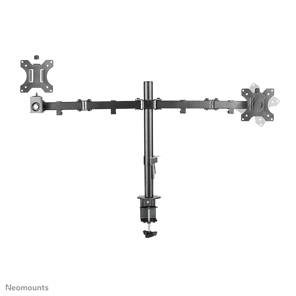 Neomounts Monitor-Tischhalterung - Klemme /Bolzen - 8 kg - 25,4 cm (10 Zoll) - 81,3 cm (32 Zoll) - 100 x 100 mm - Schwarz