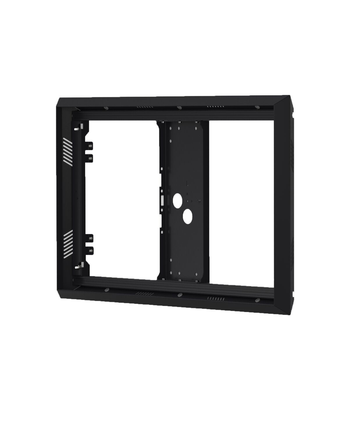 Rack, Rahmen, Metall, 2U, Montage