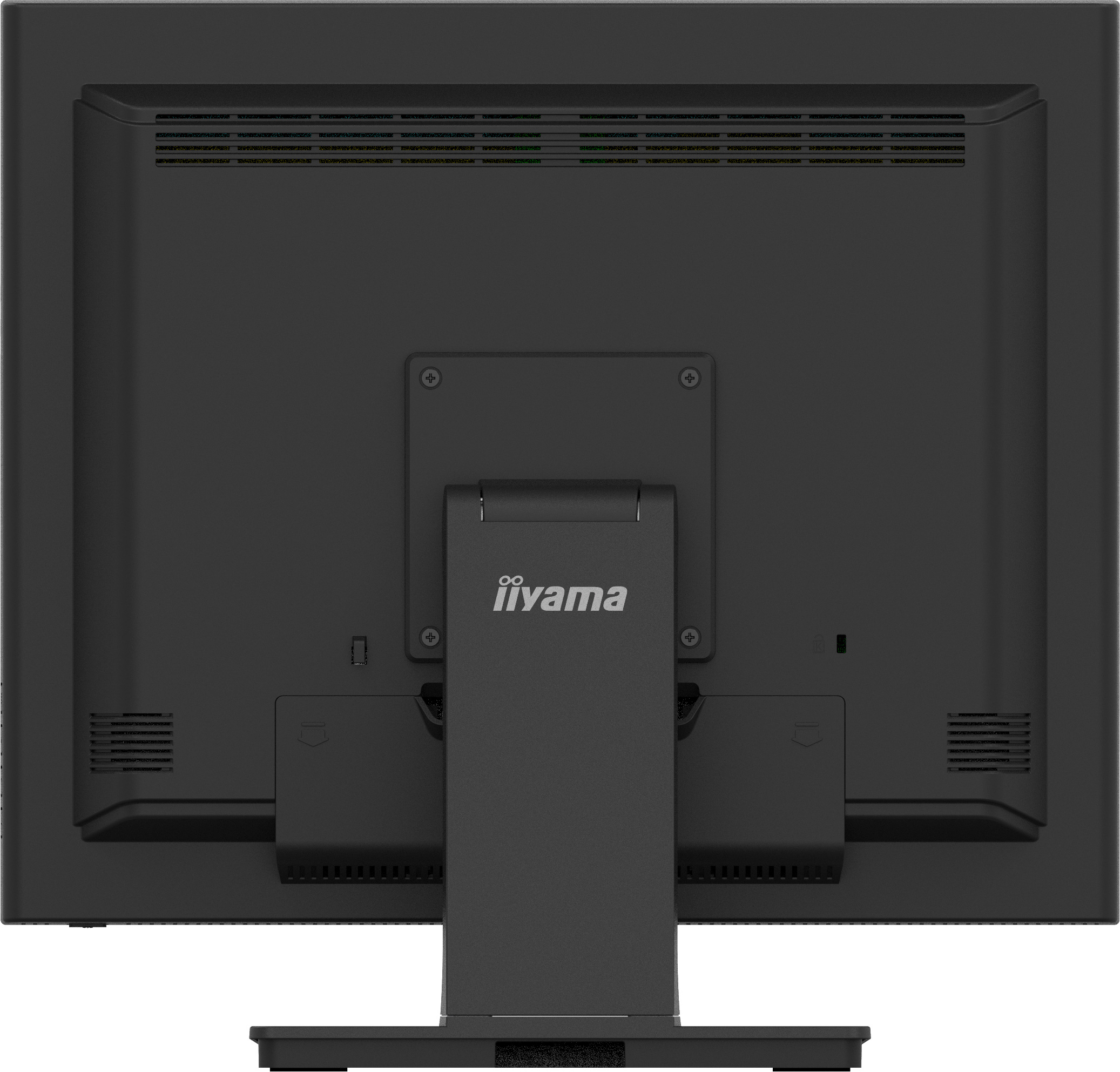 monitor, display, bildschirm, ständer, rückseite