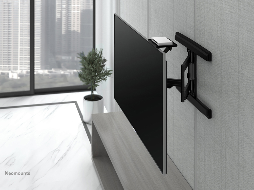 Neomounts Multimedia-Halterung - Schwarz - 6 kg - 180 mm - 47 mm - 185 mm - 131 mm