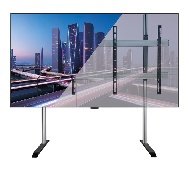 B-TECH SYSTEM X - Floor Stand for 136 inch LG LED All-in-One Essential Series BT83LAEC015-S/BB B-TECH SYSTEM X - Floor Stand for 136 inch LG LED All-in-One Essential Series BT83LAEC015-S/BB