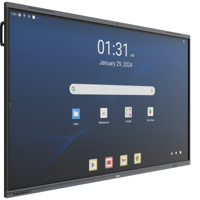 display, monitor, touchscreen, black frame, flat panel