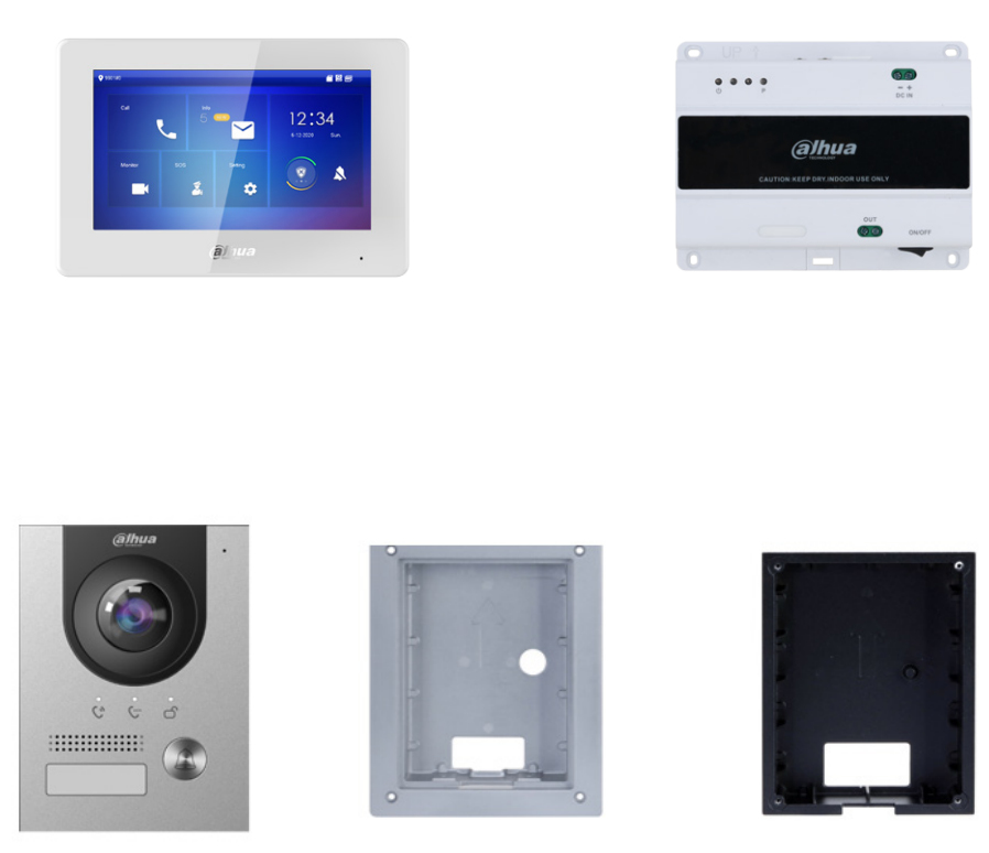 Dahua CCTV Intercoms Video Door Phone, DHI-KTD01L(F), 2Mp Touch 6-ch IP65 IK07 Video Intercom KIT Dahua CCTV Intercoms Video Door Phone, DHI-KTD01L(F), 2Mp Touch 6-ch IP65 IK07 Video Intercom KIT