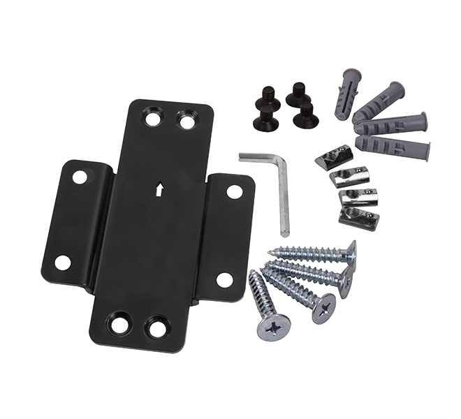 B-TECH SystemX Wandmontagekit BT8390-WFK2/B schwarz B-TECH SystemX Wandmontagekit BT8390-WFK2/B schwarz