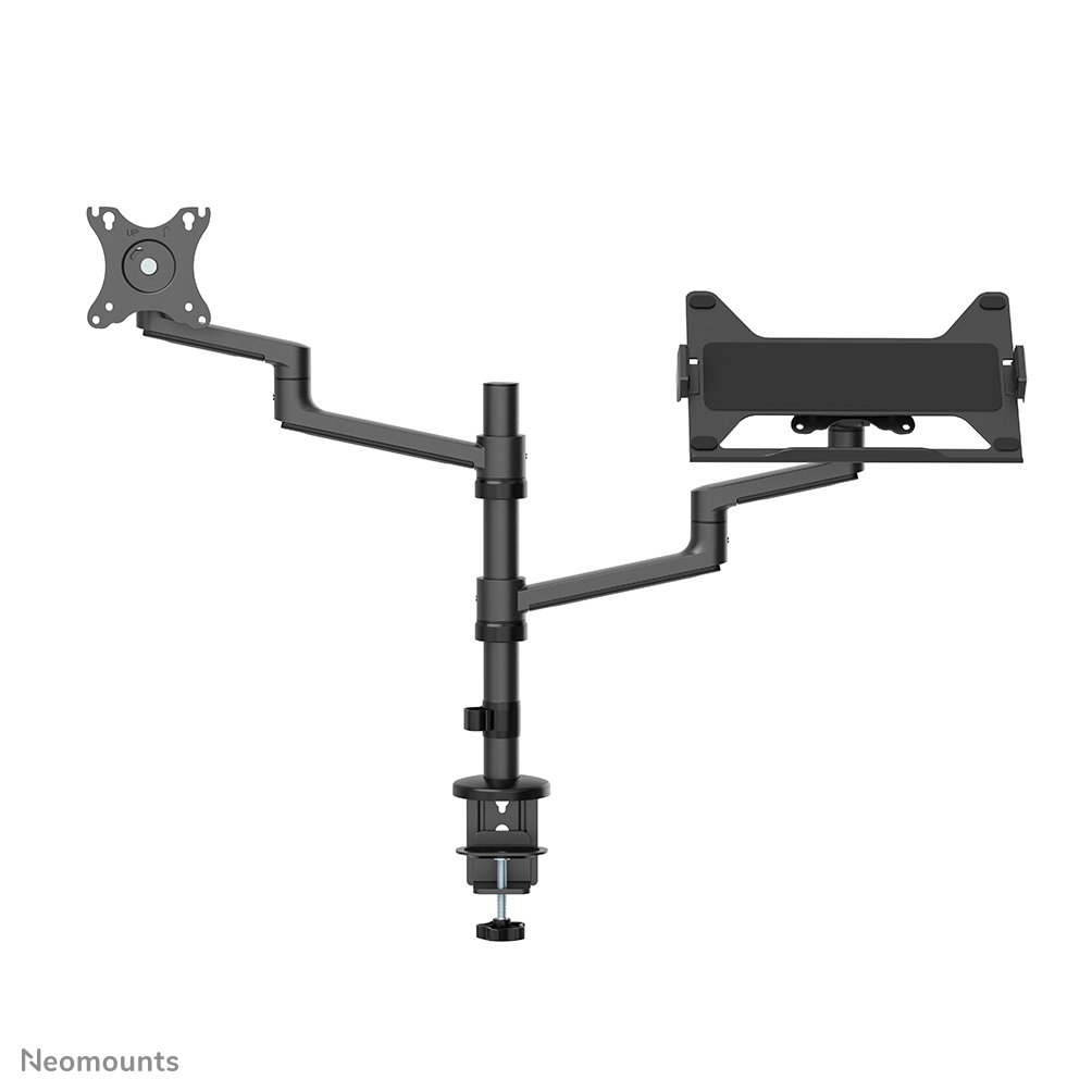 Neomounts Monitor-/Notebook-Tischhalterung - Notebook- & Monitorarm - Schwarz - Stahl - 29,5 cm (11.6") - 43,9 cm (17.3") - 68,6 cm (27")