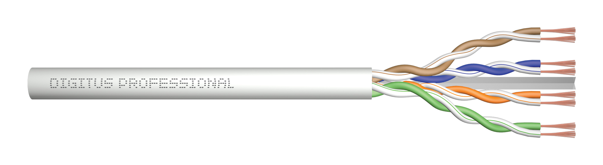 DIGITUS DK-1613-A-P-1 CAT 6A U/UTP Twisted Pair Roh-Patchkabel DIGITUS DK-1613-A-P-1 CAT 6A U/UTP Twisted Pair Roh-Patchkabel