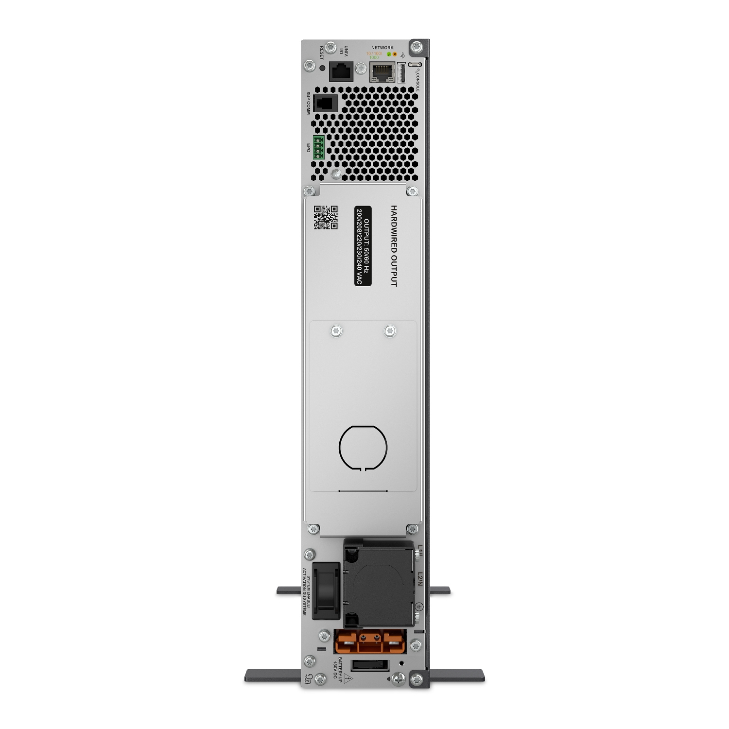 server, hardware, Ausgabe, Rückseite, Stromversorgung