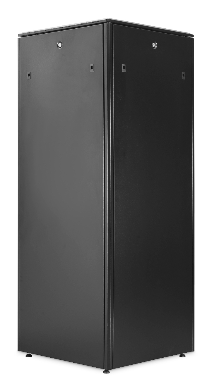 server rack, Schrank, Schwarz, Metall, stehend